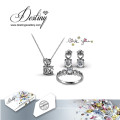 Destiny Jewellery Crystal From Swarovski Especially Set Pendant Ring and Earrings